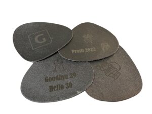 Untersetzer Lederimitat (6er Set)