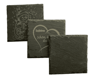 Untersetzer Schiefer (4er Set)