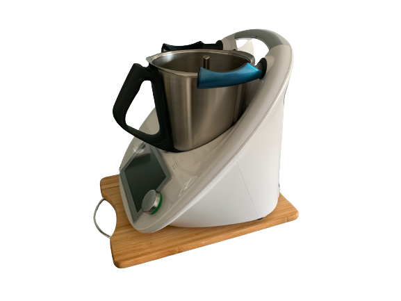 Thermomix Gleitbrett Bambus mit Lasergravur